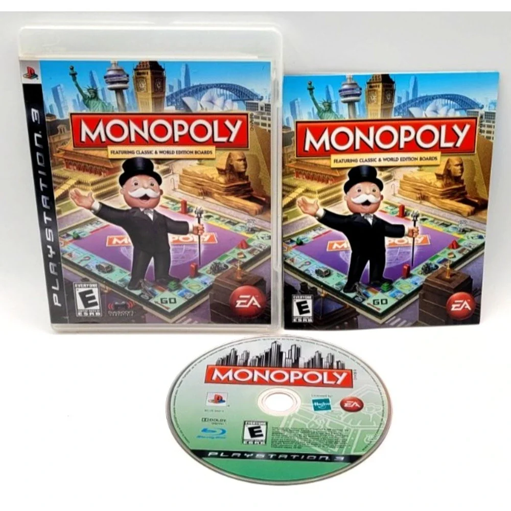Monopoly (Sony PlayStation 3, PS3) CIB COMPLETE IN‎ BOX